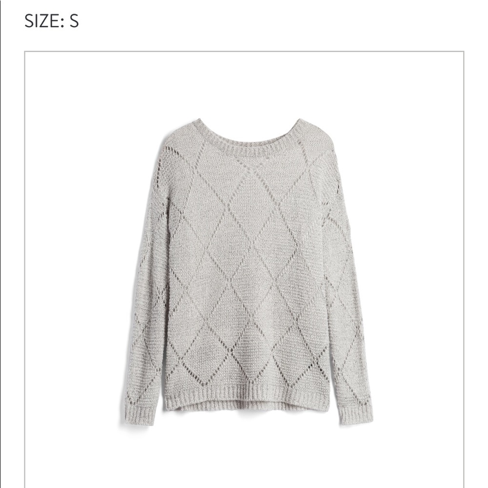 Colourworks grey pullover sweater